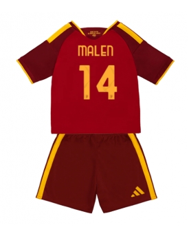 AS Roma Donyell Malen #14 Maglia Gara Casa Repliche 2026-27 Bambino Maniche Corte AS Roma Donyell Malen #14 Maglia Gara Casa Repliche 2026-27 Bambino Maniche Corte